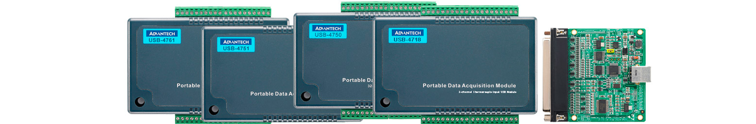 Modulos adquisición datos por USB